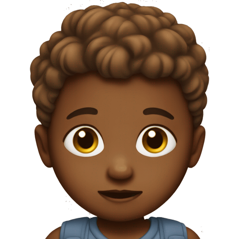 Brown baby boy emoji