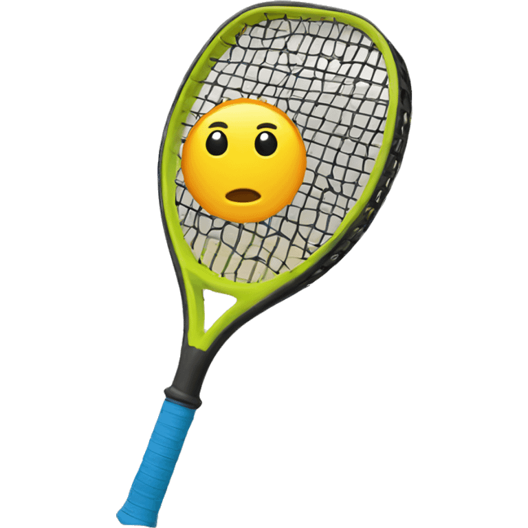  THE REAL beach tennis racket emoji