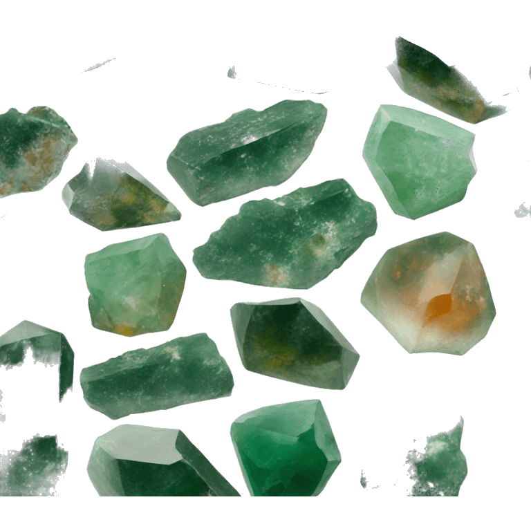 moss agate crystal emoji