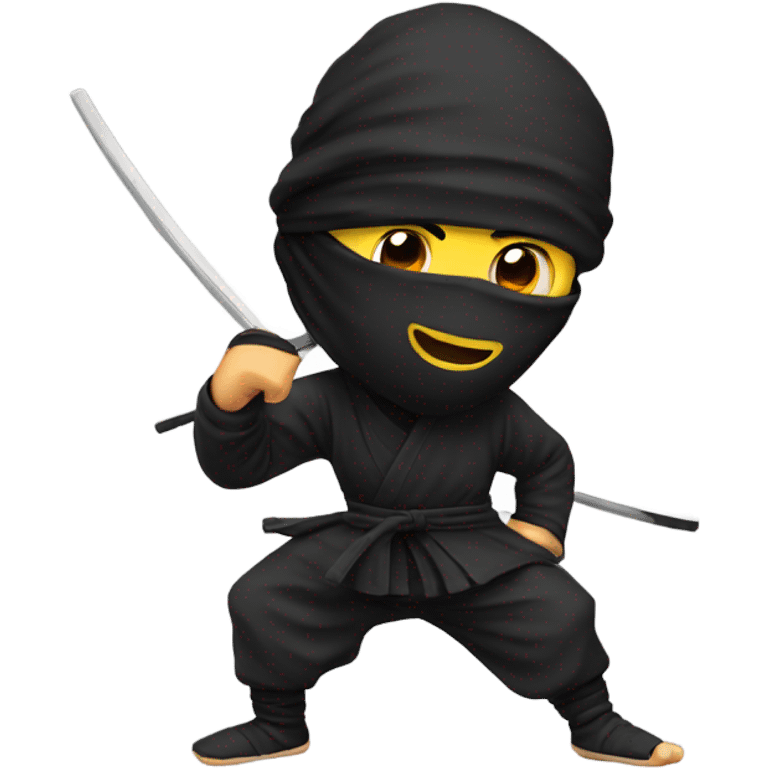 Ninja with socks emoji