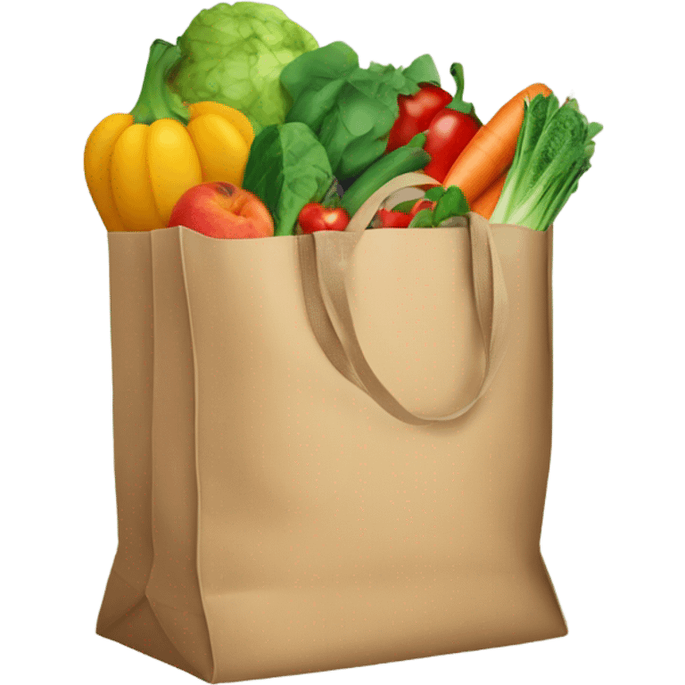 grocery bag emoji