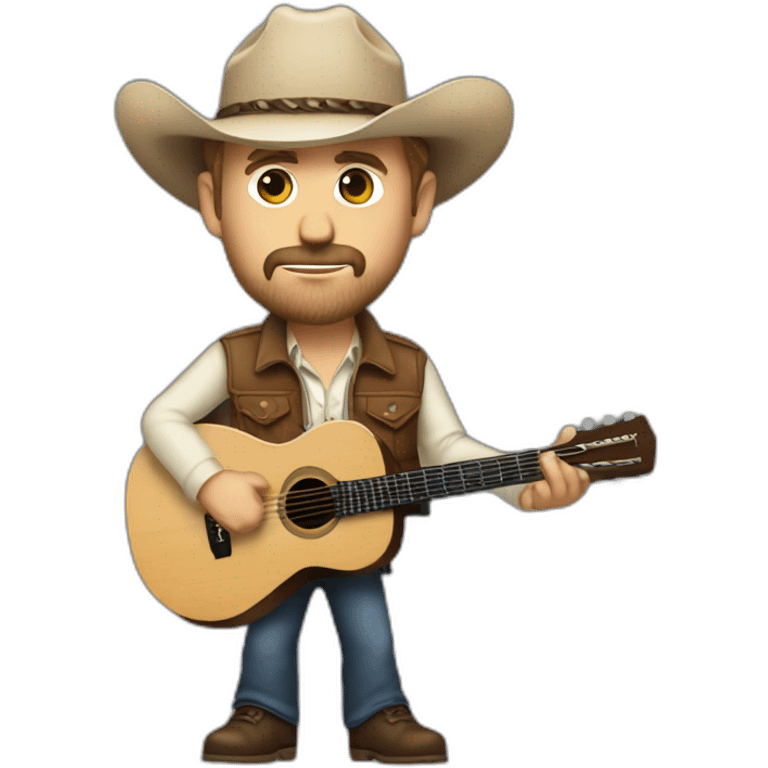 Old ryan gosling playing western guitar emoji