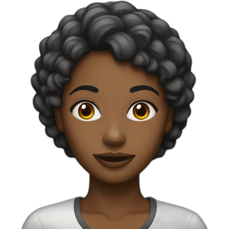 Black woman emoji