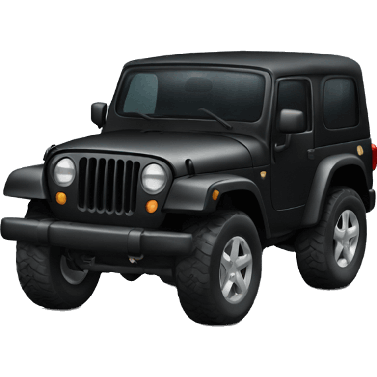 Black Jeep emoji