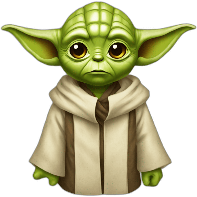 Yoda costume cravate emoji