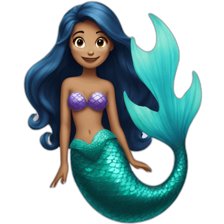 Little mermaid emoji