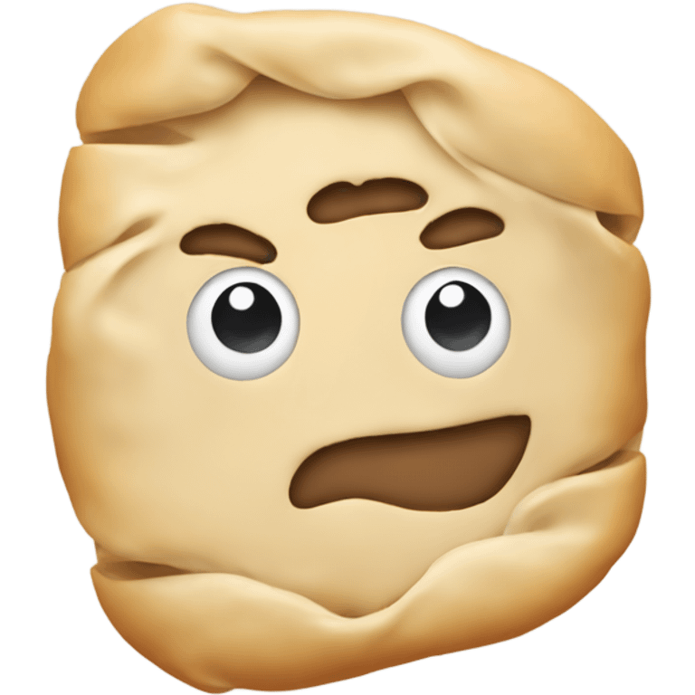 rolled out dough emoji