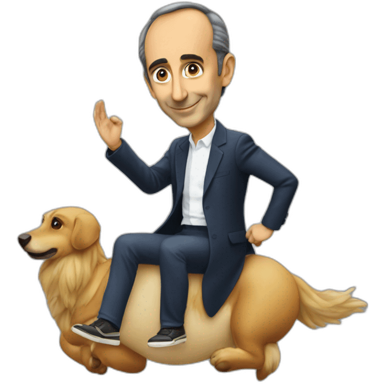 Eric Zemmour sur un dromadaire emoji