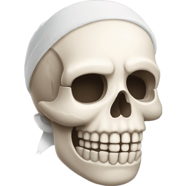 bandaged skull emoji