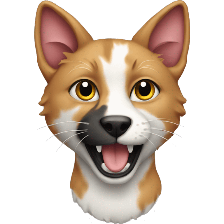 Mongrel cat, Multicolored  emoji