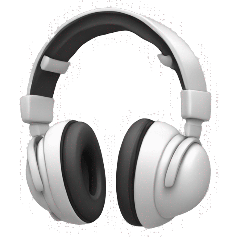 headphone bow white emoji