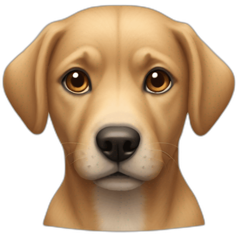 Chien sur chat emoji