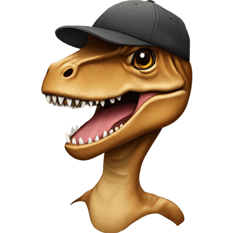 Trex backwards hat  emoji