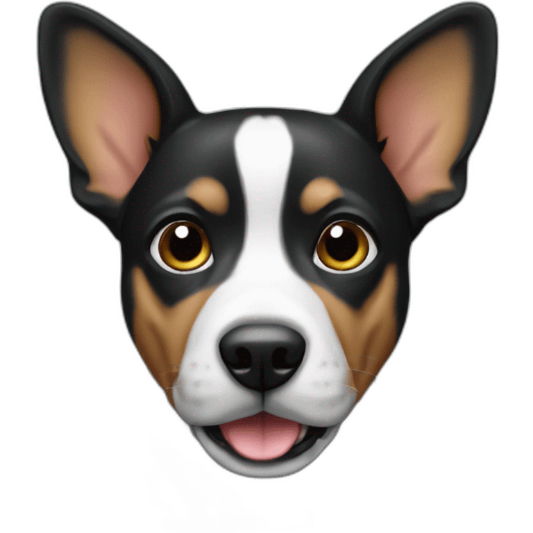 chiguagua dog black emoji