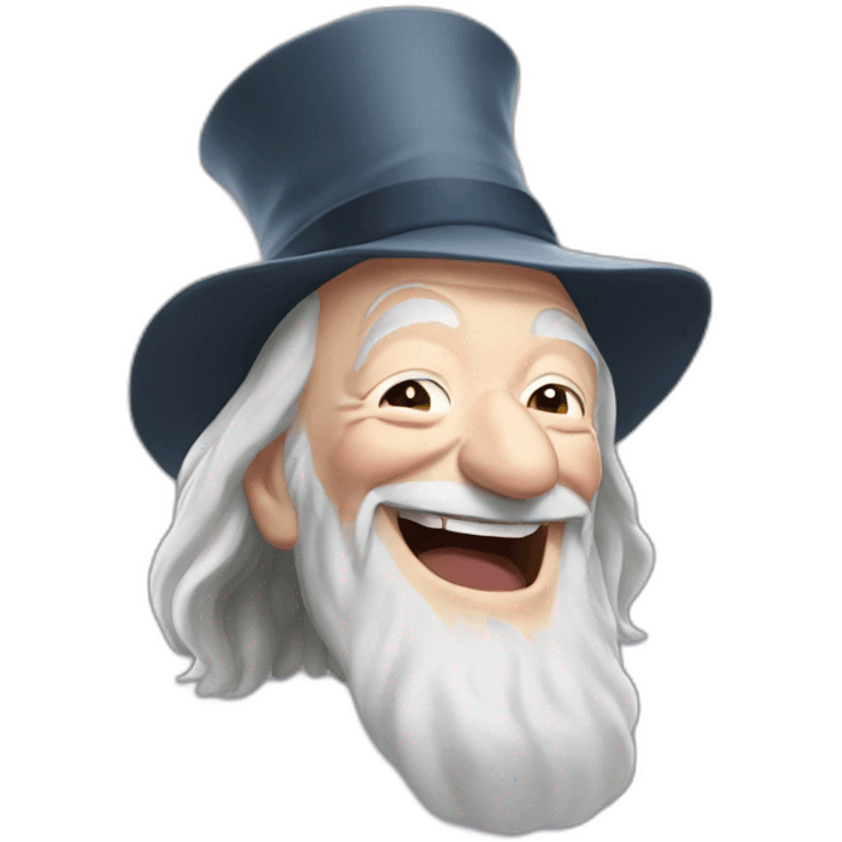 Michael gambon dumbledore laughing emoji