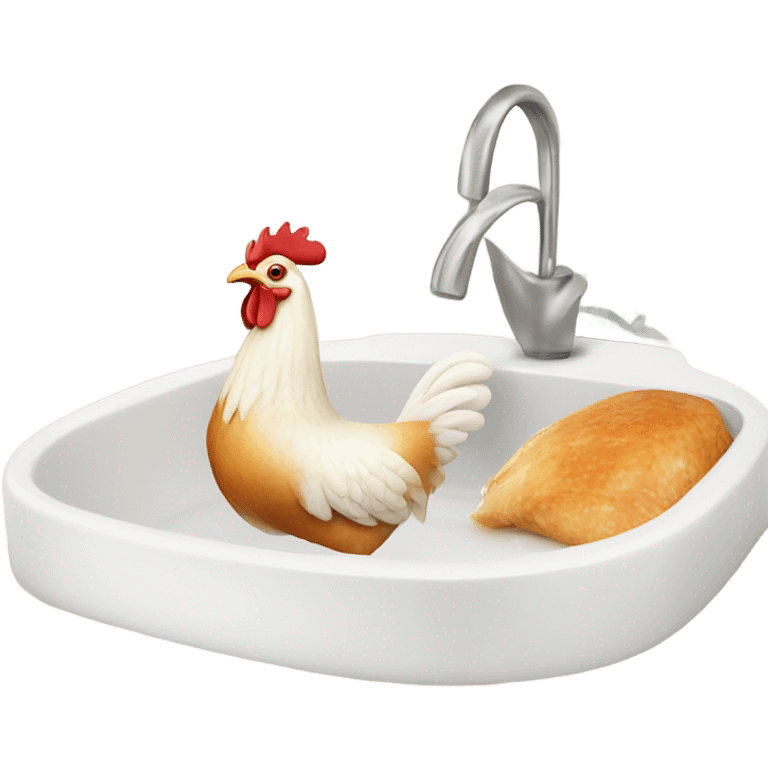 Chicken Breast In the Sink emoji