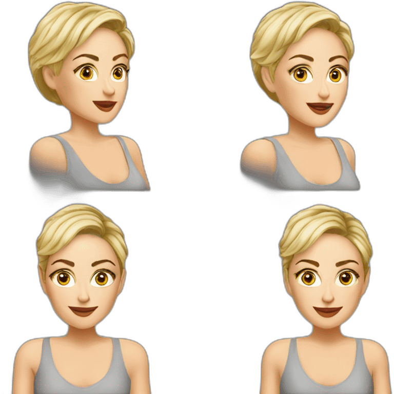 Sharon stone emoji