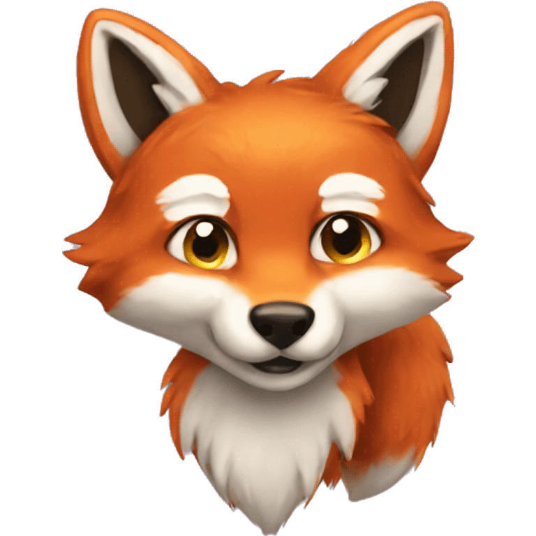 furry fox  emoji