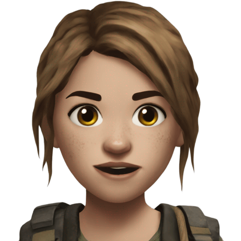 Ellie Williams the last of us emoji