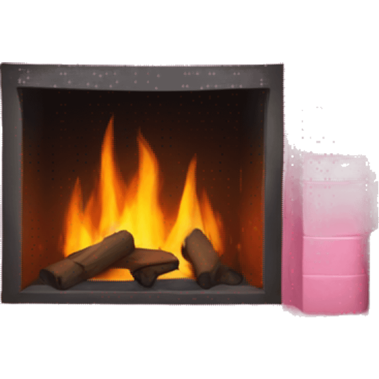 Winter Pink FirePlace emoji