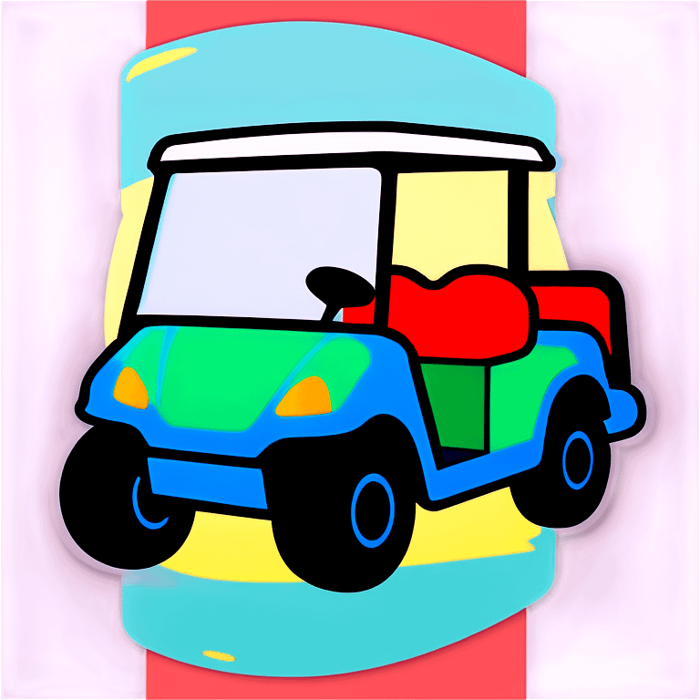 Golf cart emoji