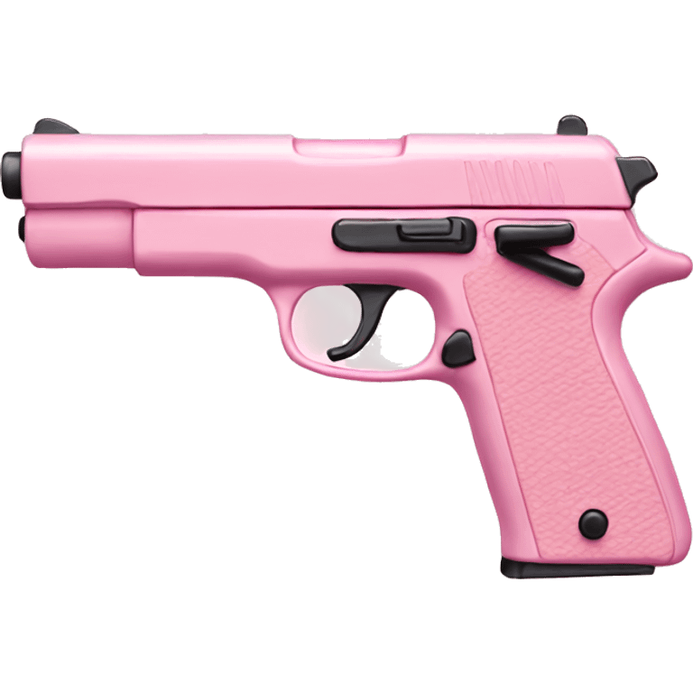 Light pink gun emoji