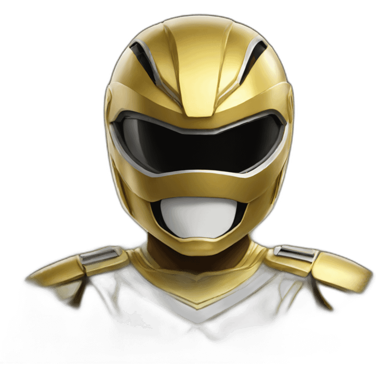 Gold power ranger emoji