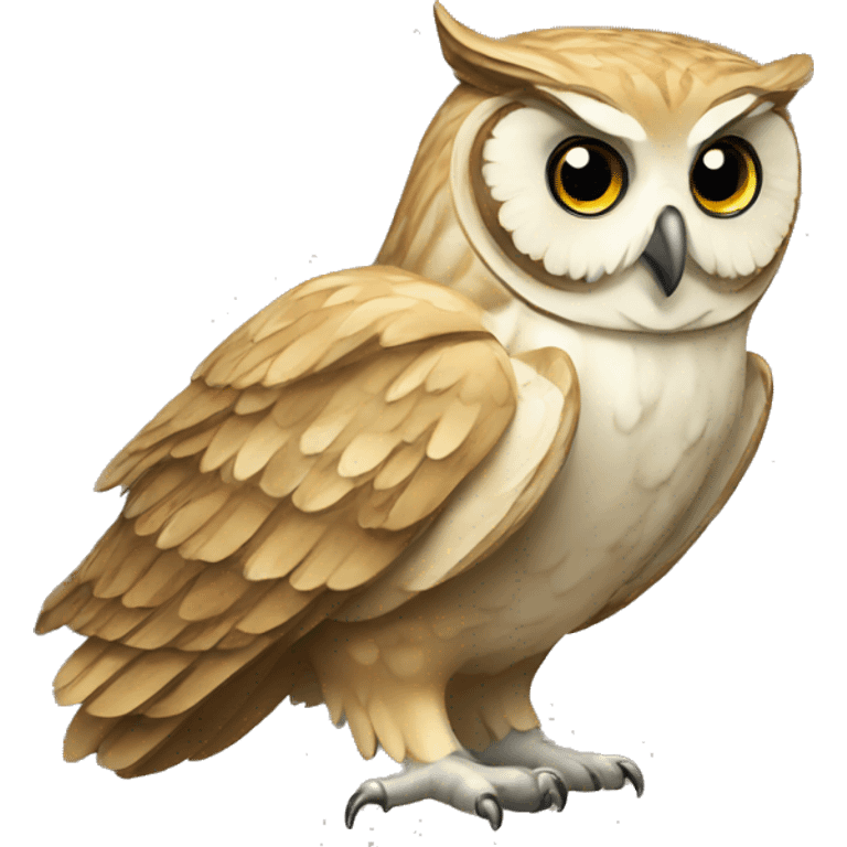 owl elegant emoji