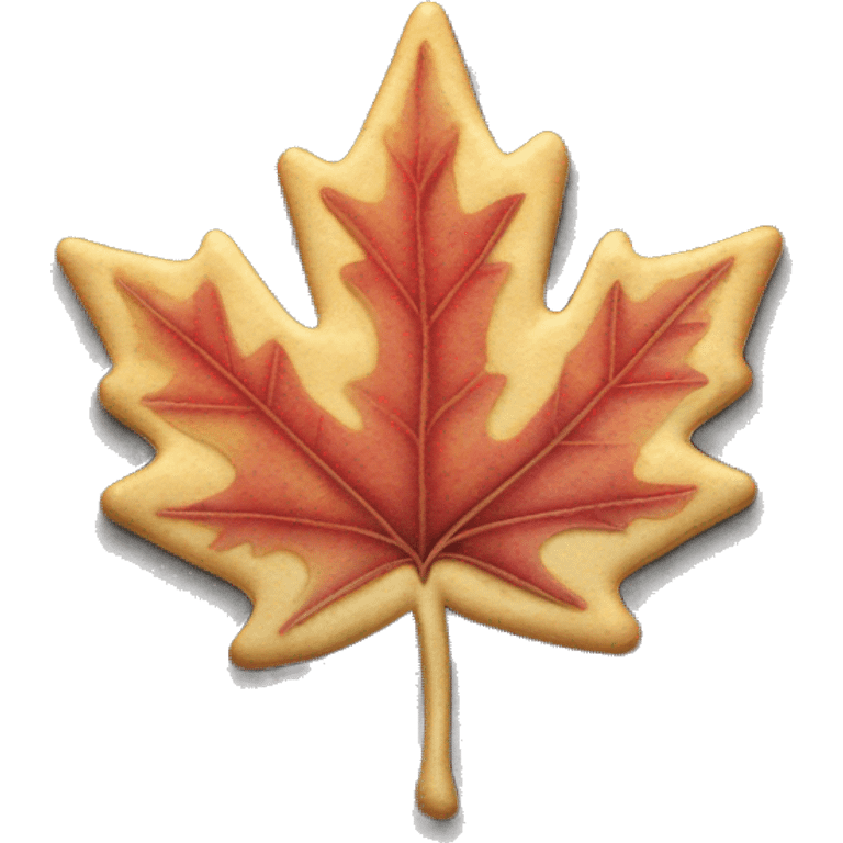 the mapleleaf with typhograpy emoji