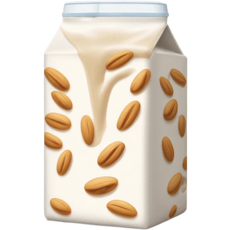 Oat milk carton emoji