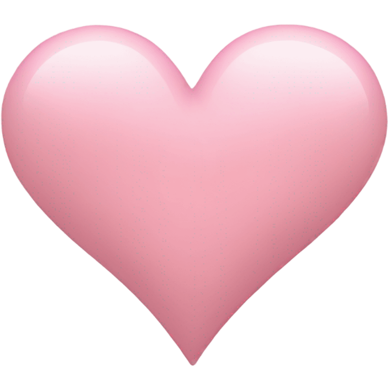 light pink heart emoji