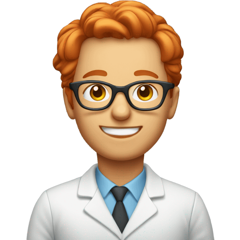 red hair nutritionist with glasses happy thinking money emoji