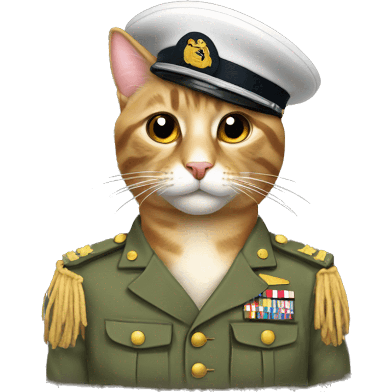 Gato militar  emoji