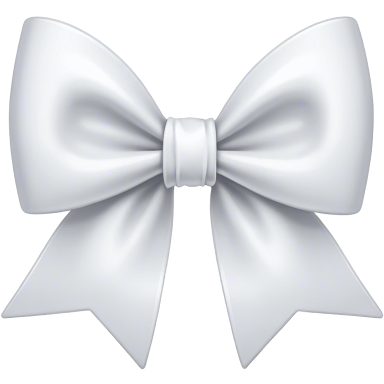 White bow emoji