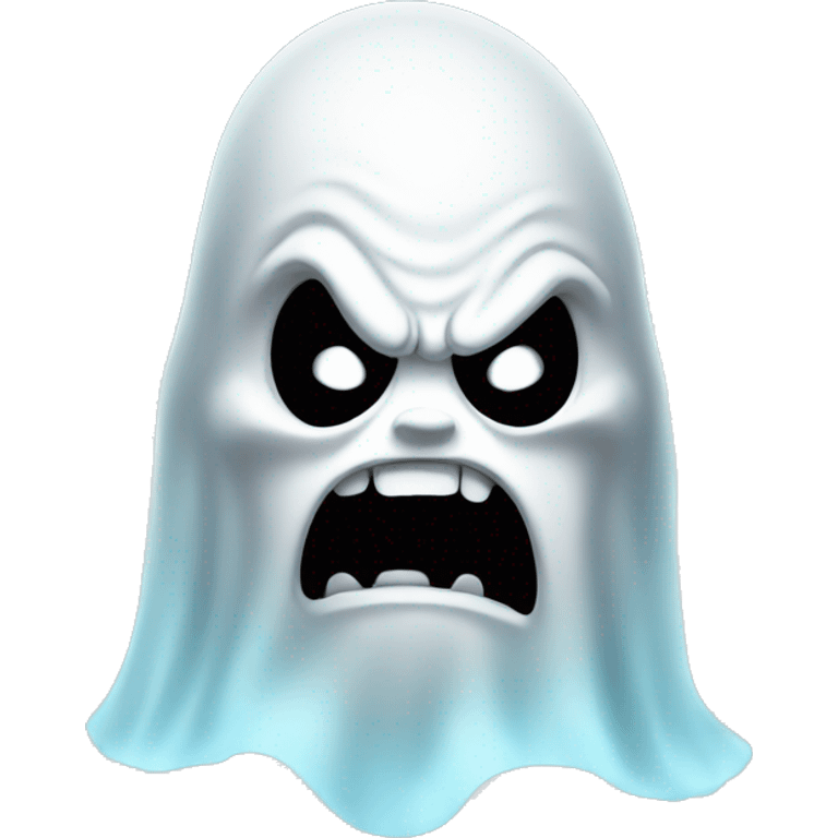 Angry ghost emoji