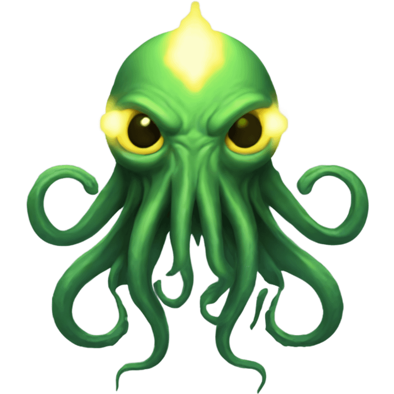 lighting Cthulhu emoji