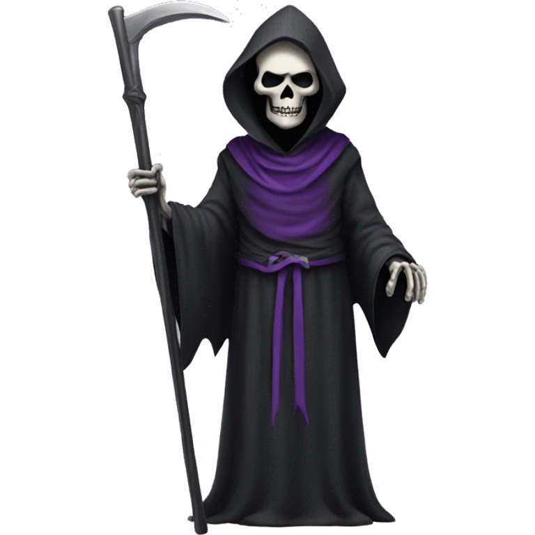 Grim reaper purple emoji