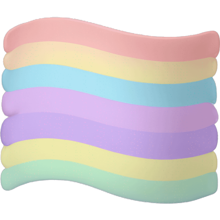 Pastel rainbow emoji