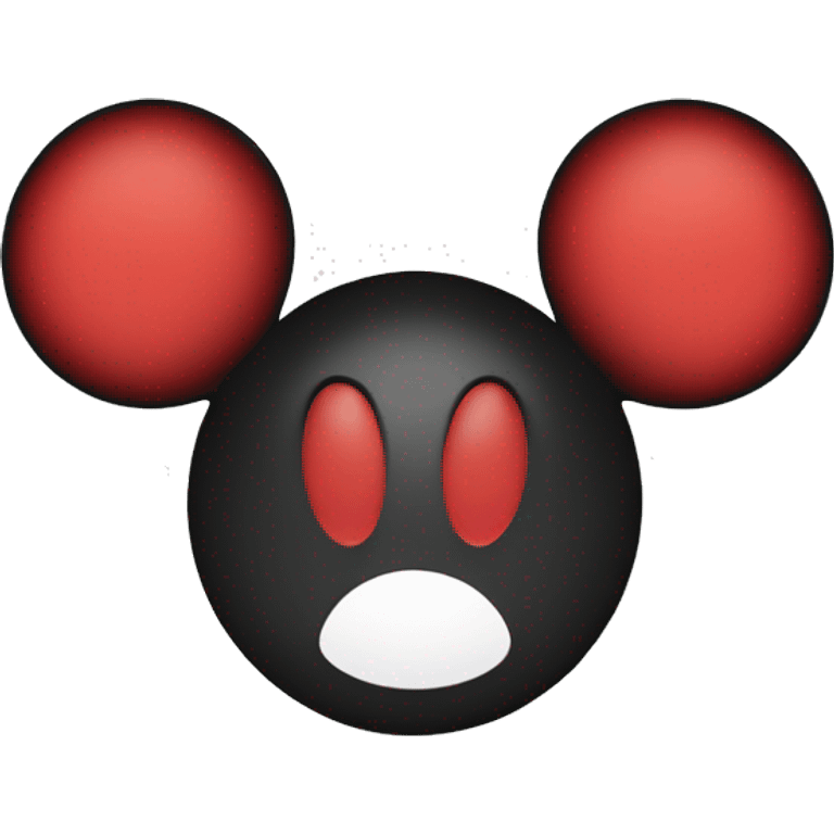 mickey ears from disney world with emoji