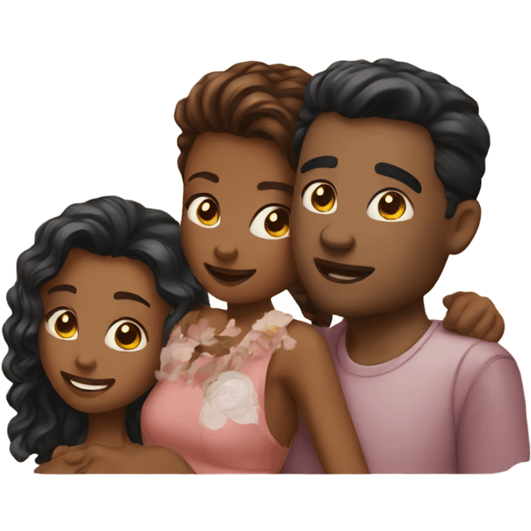 Two couples  emoji