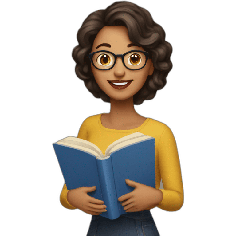 valerie benaim avec son livre emoji