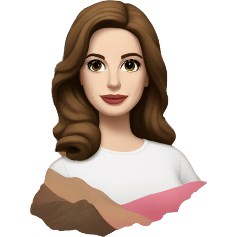 Lana Del Rey at the border emoji