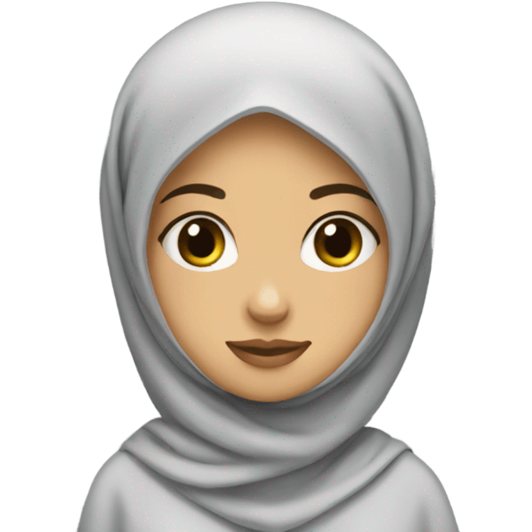 A hijab girl  emoji