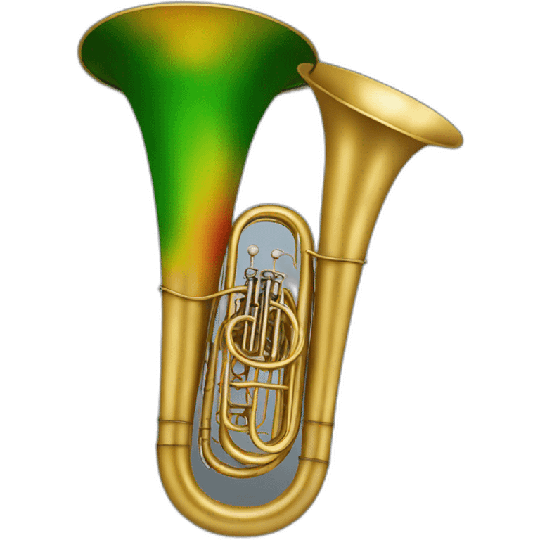 Rasta tuba player emoji