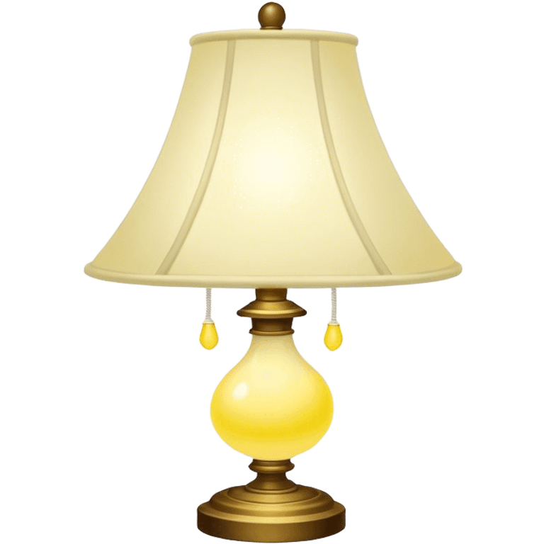 a lamp inspired by sugar cotton and lemon emoji