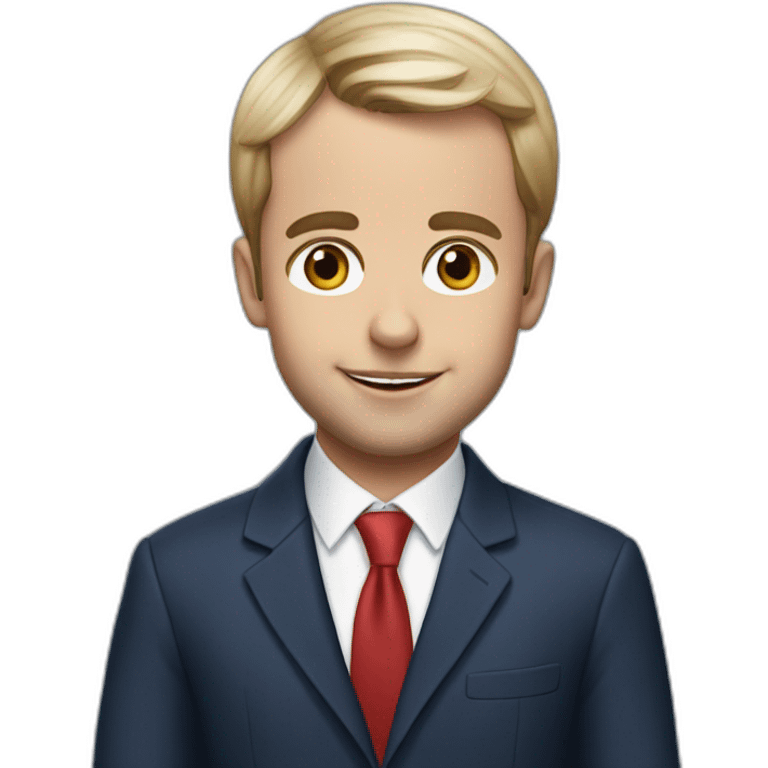 emanuel macron son emoji