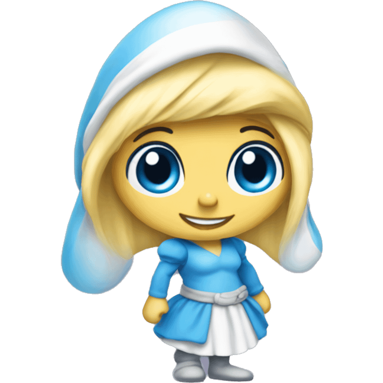 Smurfette  emoji