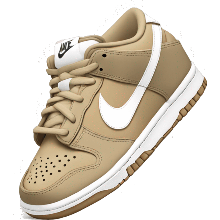 Nike dunks low beige emoji