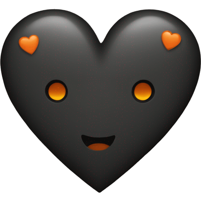 Dark orange heart emoji