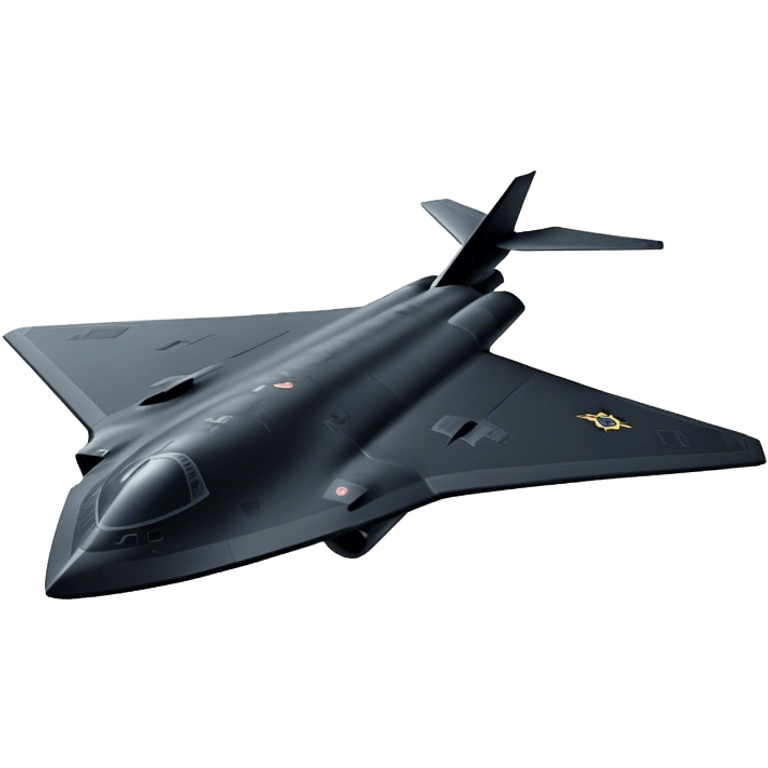 B-2 Spirit bomber - Northrop B-2 (Model Year: 2021) (Iconic colour: Stealth black) emoji